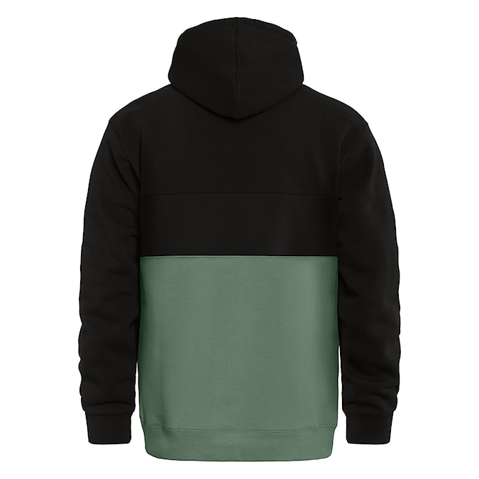 Hoodie Horsefeathers Fulton black/iceberg green 2025