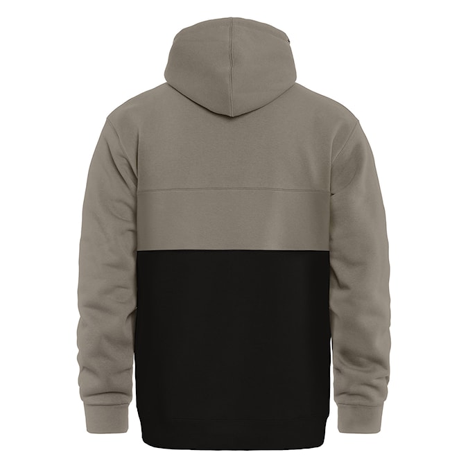Hoodie Horsefeathers Fulton taupe/black 2025
