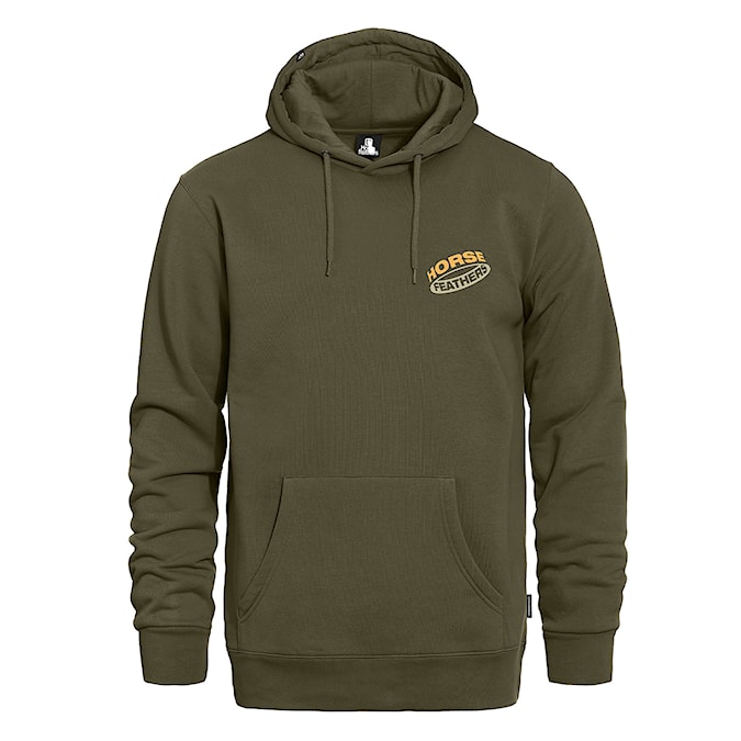 Hoodie Horsefeathers Orbit burnt olive 2025