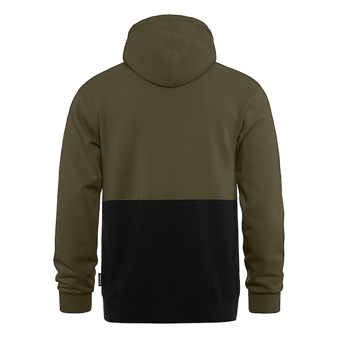 Hoodie Horsefeathers Vick burnt olive/black 2025