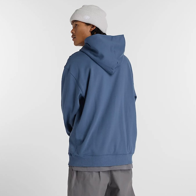 Mikina New Balance Numeric French Terry Hoodie vintage indigo 2025
