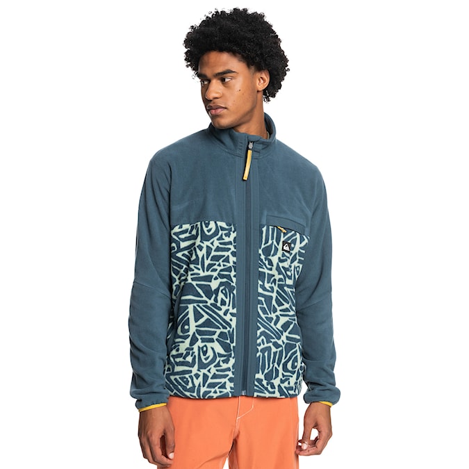 Bluza Quiksilver Go First abstract logo frosty green 2022