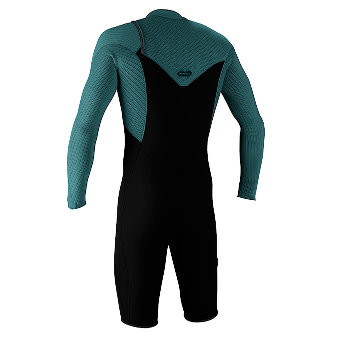 Wetsuit O'Neill Hyperfreak Chest Zip L/S Spring 2 mm black/tide pool 2022