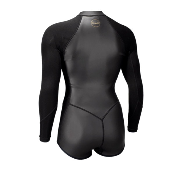 Wetsuit O'Neill Wms Bahia 2/1 Front Zip L/S Short Spring glide black/black 2026