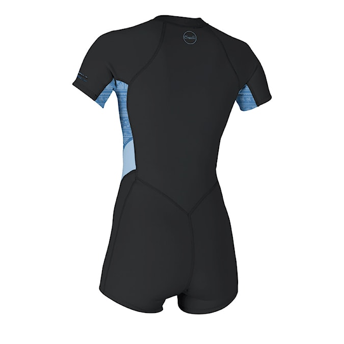 Wetsuit O'Neill Wms Bahia 2/1 Front Zip S/S Spring tempered steel/surf abstract 2026