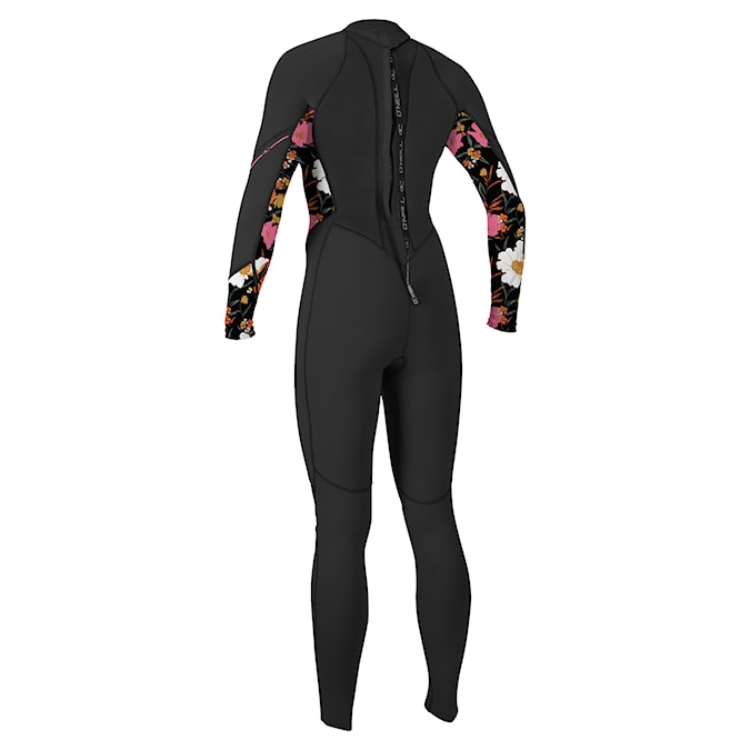 Neopren O'Neill Wms Bahia 3/2 Back Zip Full black/bluemchen/bluemchen 2024