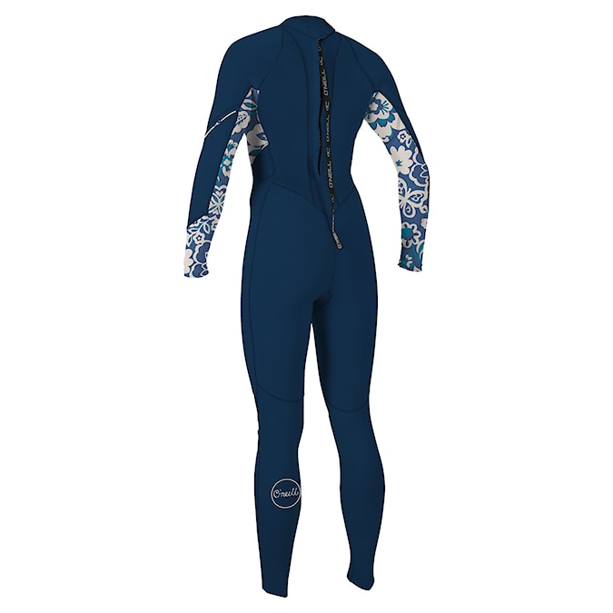 Wetsuit O'Neill Wms Bahia 3/2 Back Zip Full french navy/christina floral 2023