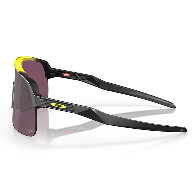 Bike Sunglasses and Goggles Oakley Sutro Lite tdf yellow fade | prizm road black