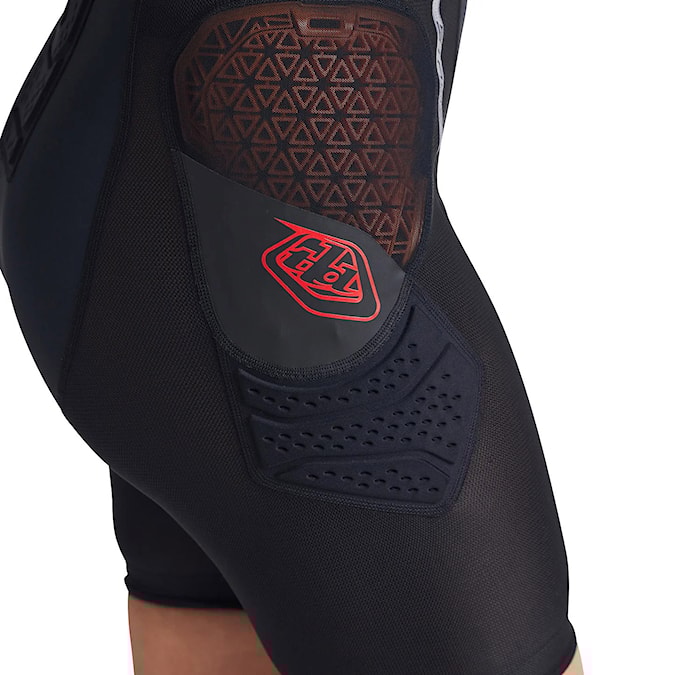 Protective Shorts Troy Lee Designs Stage Ghost D3O Short Baselayer solid black