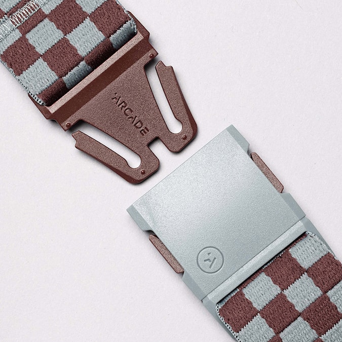 Belt Arcade Check cloud/burgundy 2026
