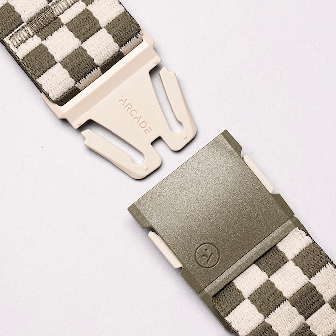 Belt Arcade Check crocodile/khaki 2026