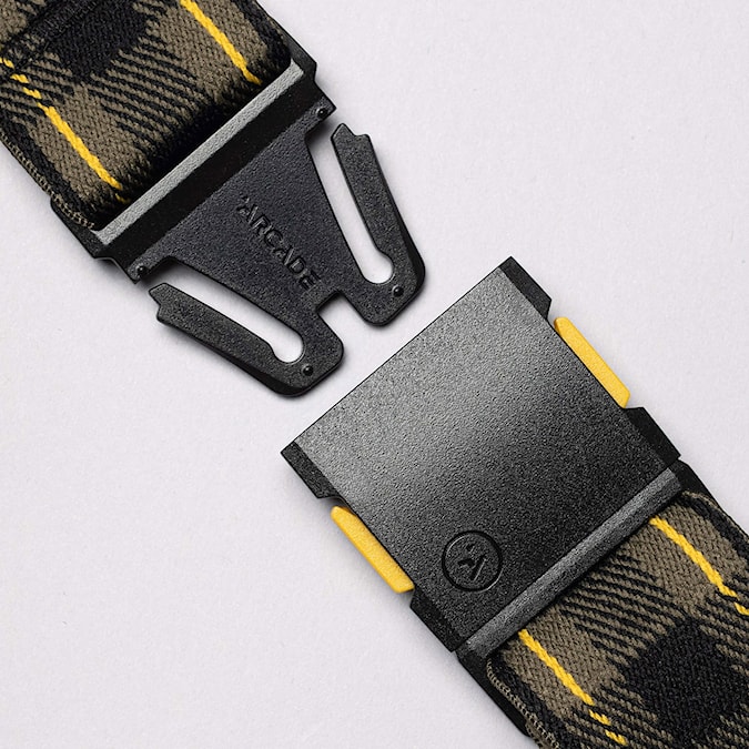 Opasok Arcade Plaid crocodile/mustard 2026