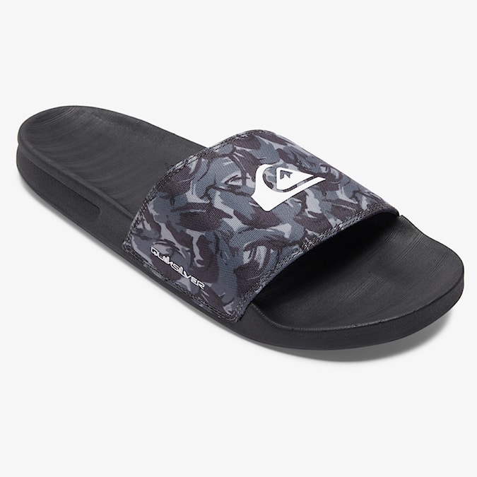 Slide Sandals Quiksilver Rivi Slide Print grey/black/grey 2023