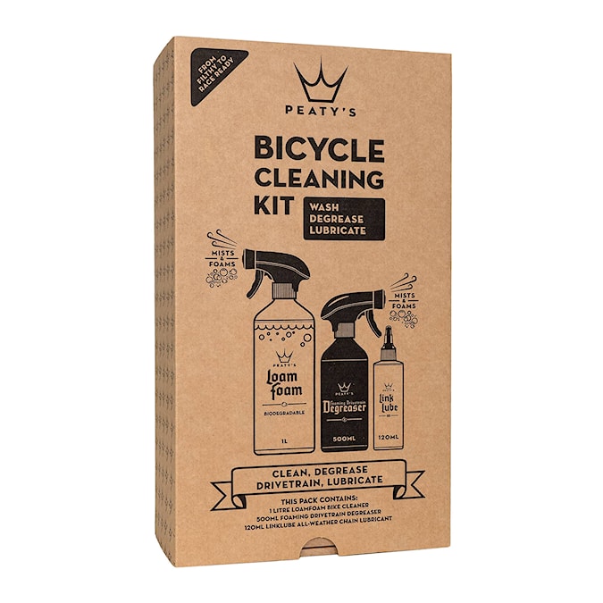 Bike Cleaner Peaty's Gift Pack - Wash Degrease Lubricate