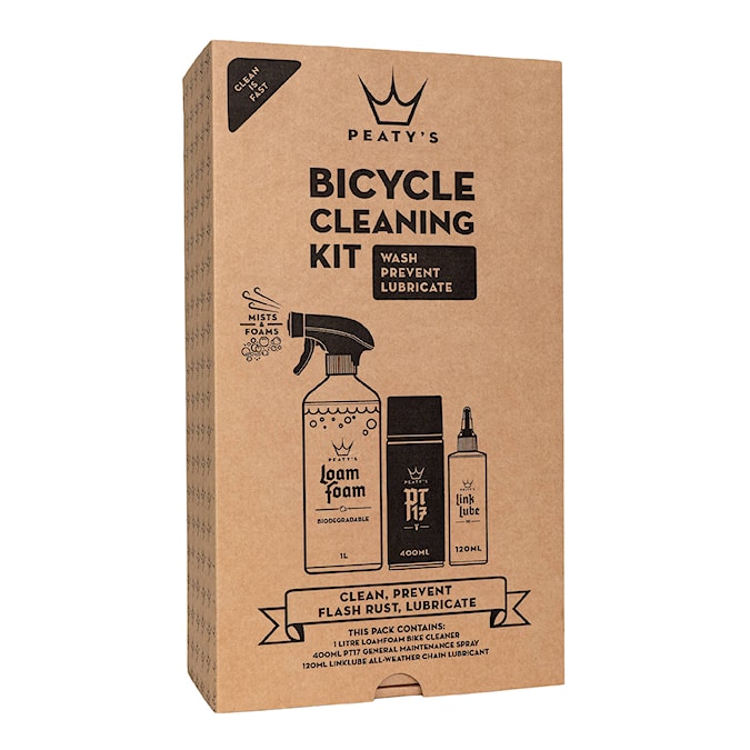 Bike Cleaner Peaty's Gift Pack - Wash Prevent Lubricate