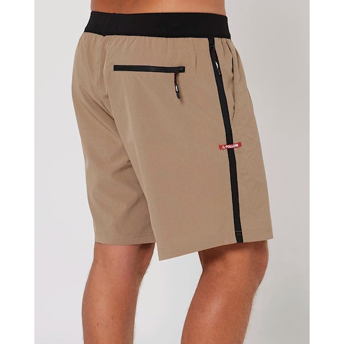 Plavky Follow Tech Shorts deep taupe 2026