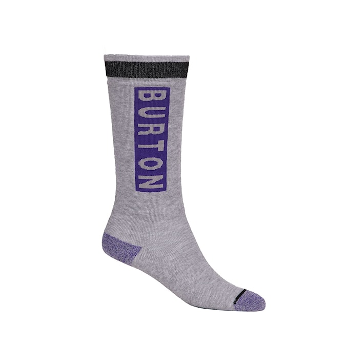 Snowboard Socks Burton Kids Weekend Midweight 2Pk imperial purple 2025