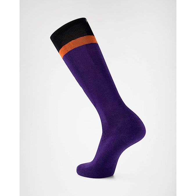 Snowboard Socks Mons Royale Ultra Cushion Snow violet 2025