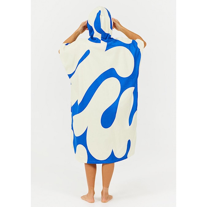 Poncho After Splash blue