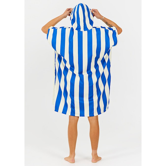 Poncho After Stripes blue