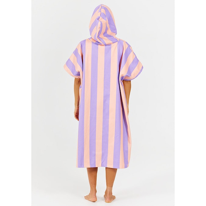 Pončo After Stripes pink