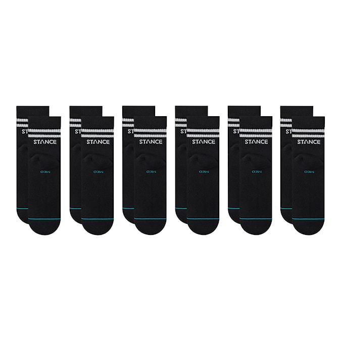 Socks Stance Core Quarter 6 Pack black