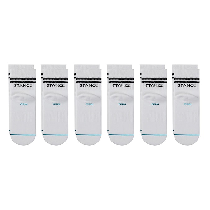Socks Stance Core Quarter 6 Pack white
