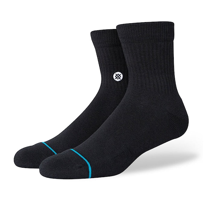 Socks Stance Icon Quarter 3 pack black