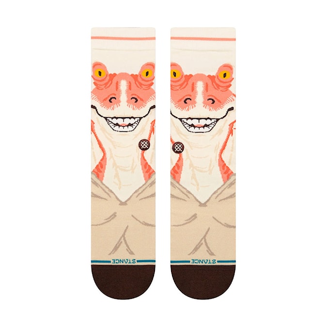 Socks Stance Jar Jar Crew vintage white