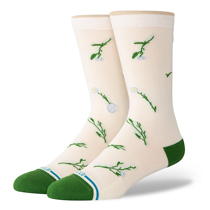 Ponožky Stance Wildflower Crew ivory 2025