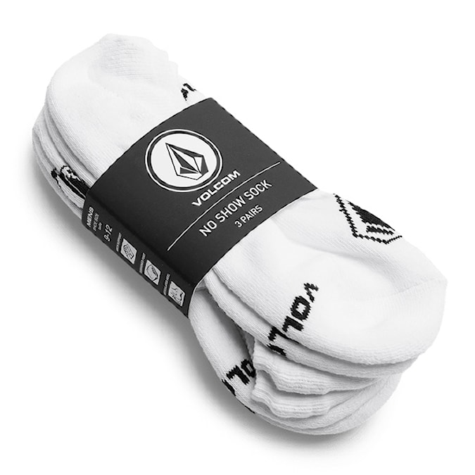 Socks Volcom Stones NSHW Sock 3Pk white 2024