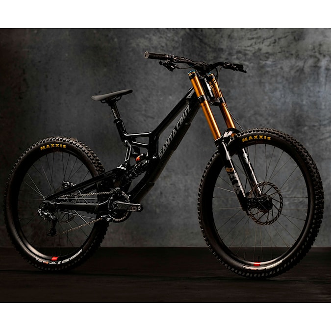 Rám na bicykel Santa Cruz V10 CC FAC MX gloss black sparkle 2025