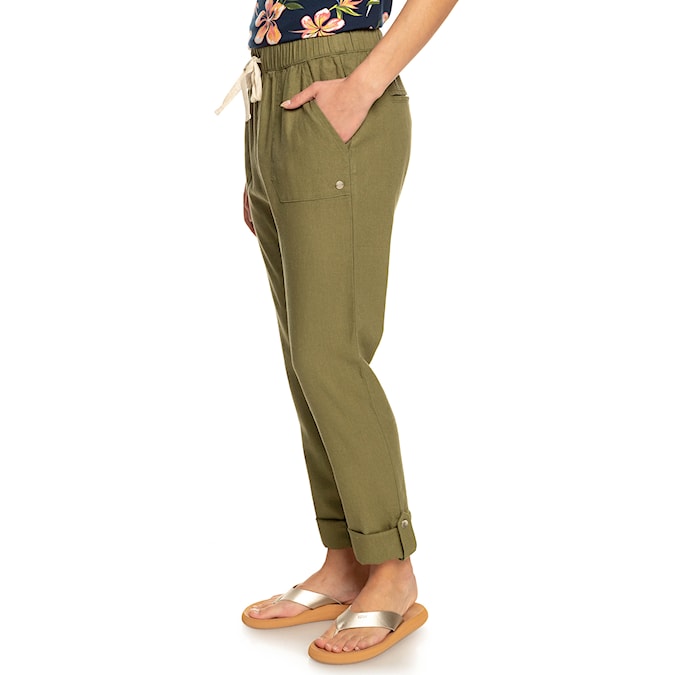 Nohavice Roxy On The Seashore loden green 2025