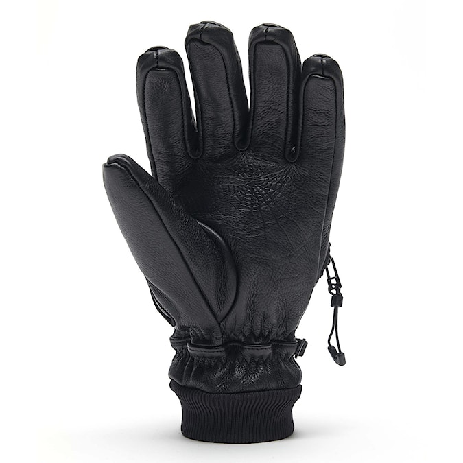 Rukavice na snowboard DEATHGRIP Ghoul Leather black 2027