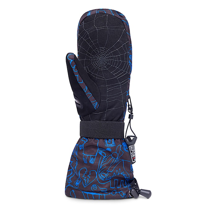 Rukavice na snowboard DEATHGRIP Gremlin Mitt max/blue 2027