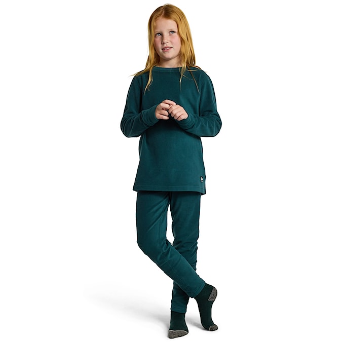 Functional Underwear Set Burton Kids Heavyweight Fleece Set deep emerald 2026