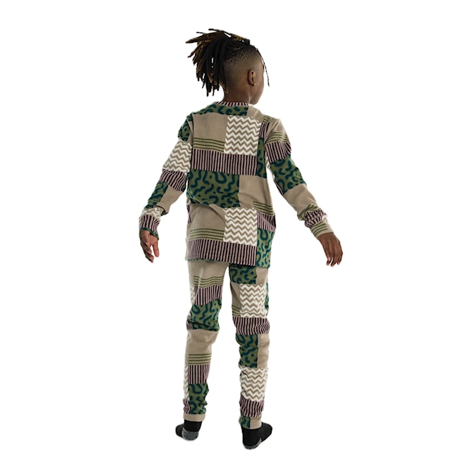 Sada funkčního prádla Burton Kids Heavyweight Fleece Set patchwork 2025