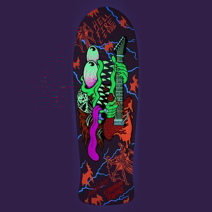 Skate doska Santa Cruz Skateboards Stranger Things Meek Slasher Eddie Reveal 10.1 2025