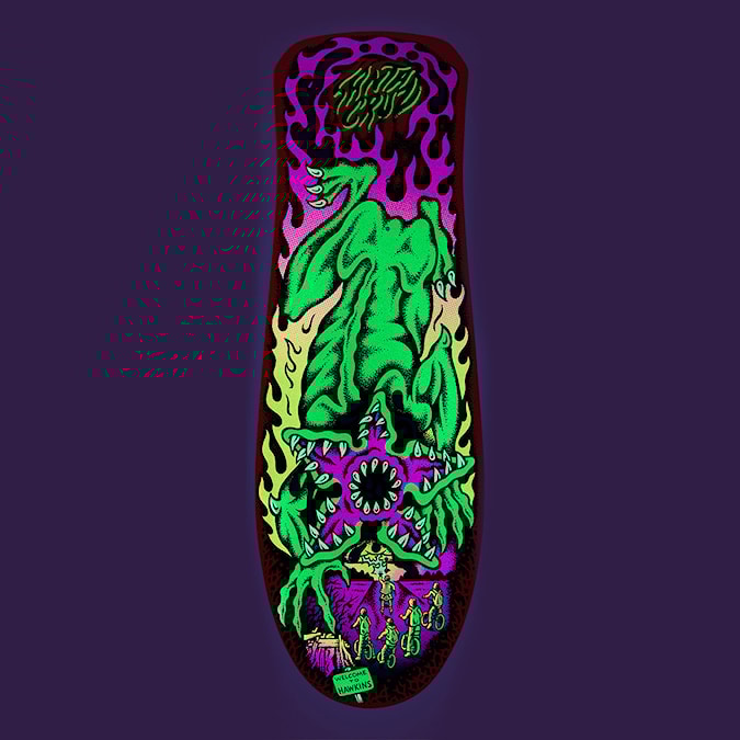 Skate doska Santa Cruz Skateboards Stranger Things Salba Demogorgon 10.3 2025
