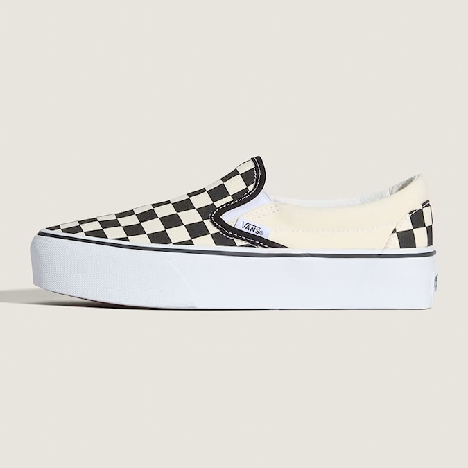 Slip-on tenisky Vans Classic Slip-On Platform black&white checkerboard/wht 2026