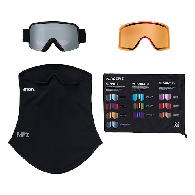 Snowboard Goggles Anon Nesa smoke | perceive sunny onyx+p.cloudy burst 2026
