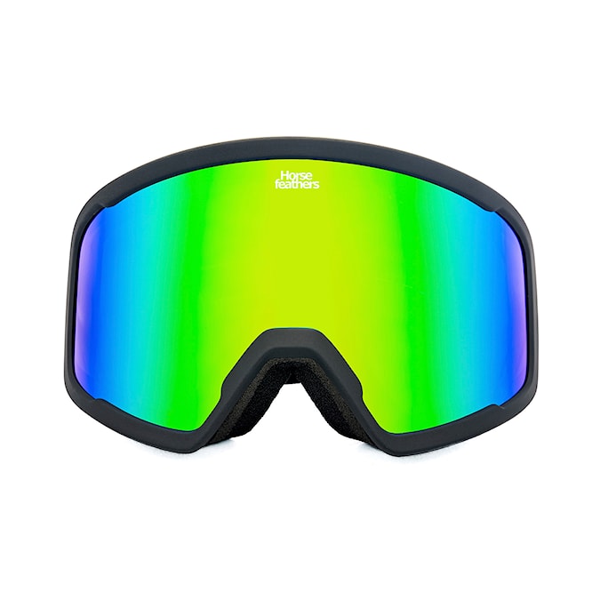 Snowboardové okuliare Horsefeathers Huck black | mirror green 2026