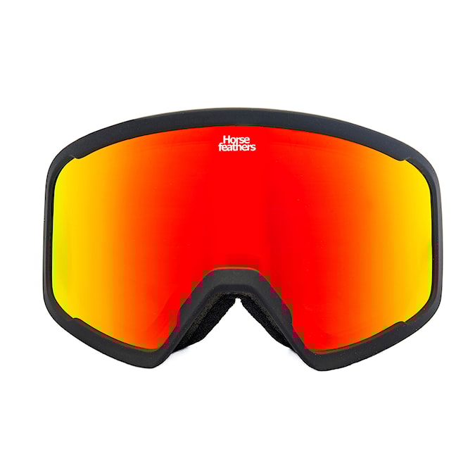 Snowboardové okuliare Horsefeathers Huck black | mirror red 2026