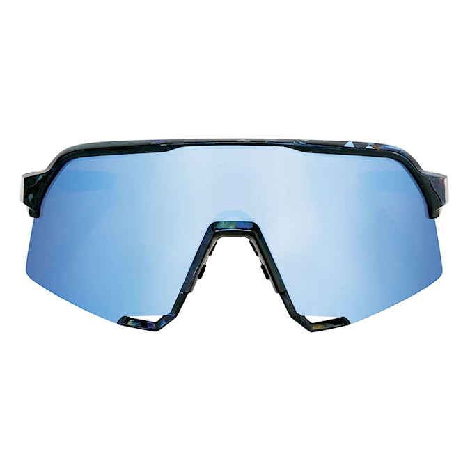 Bike brýle 100% Speedcraft black holographic | hiper blue multi mirror 2024