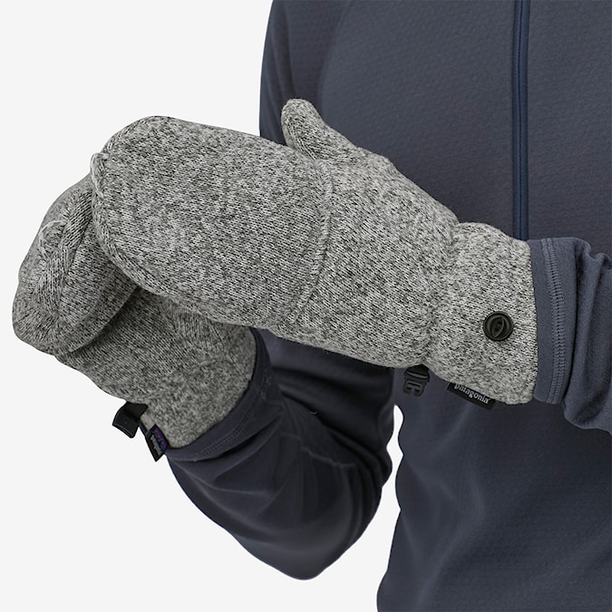 Street rukavice Patagonia Better Sweater Gloves birch white 2024