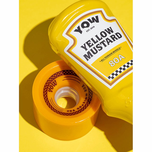 Surfskate kolečka YOW Ura mustard