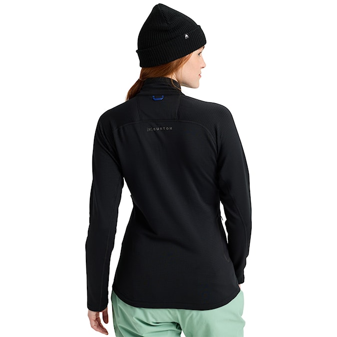 Technická mikina Burton [ak] Wms Helium Grid Fleece Qtz true black 2026