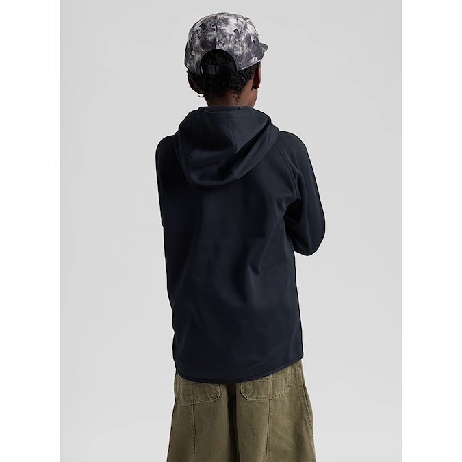 Technická mikina Burton Kids Crown Weatherproof FZ true black 2027