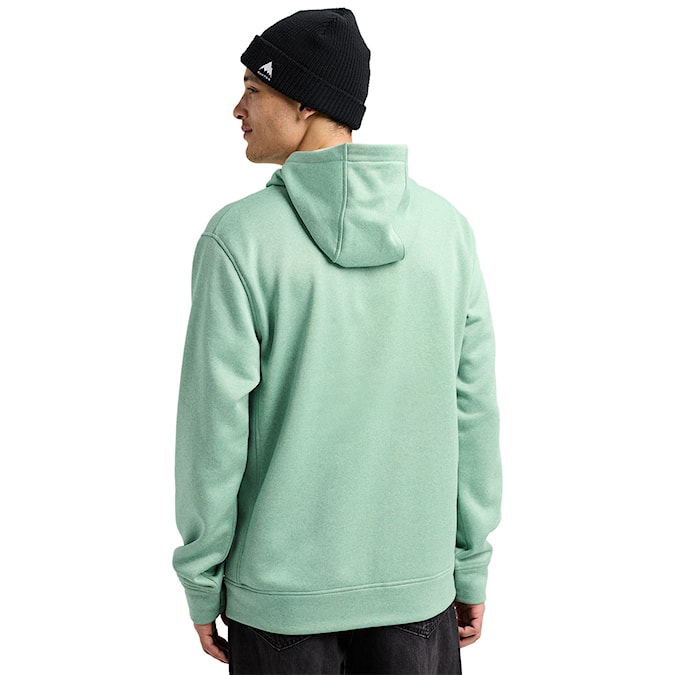 Technická mikina Burton Oak FZ soft sage heather 2026