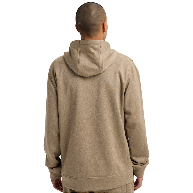 Technická mikina Burton Oak FZ summit taupe heather 2026